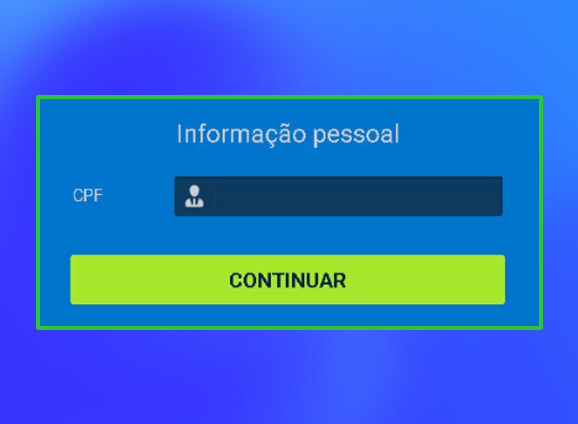 Campos de CPF na plataforma da pixbet brasil.