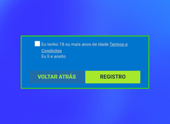 A última etapa do processo de registro na pixbet é clicar no botão de inscrição.