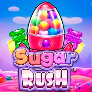 Logotipo do jogo Sugar Rush no site do cassino