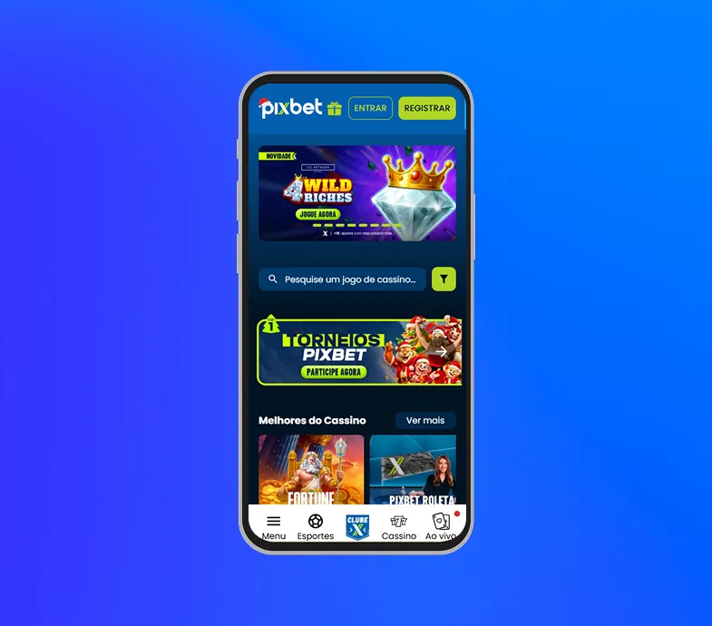 Comece a apostar e a jogar jogos de azar.