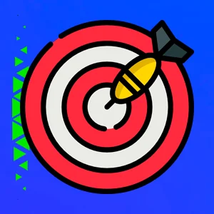 Jogo de apostas em dardos.