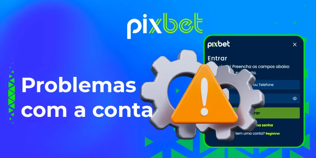 Algumas dificuldades ao criar uma conta.