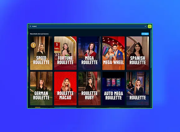 Escolha um cassino de roleta para jogar.