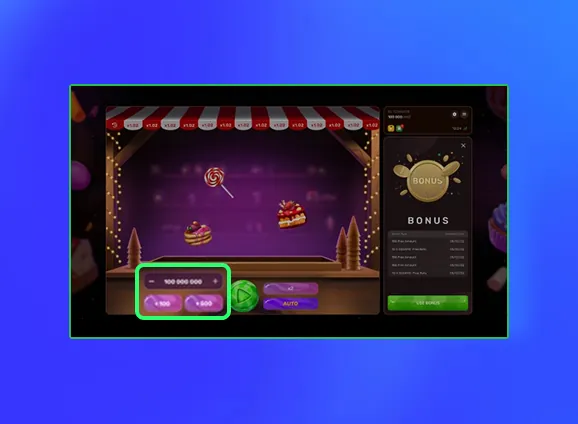 Defina o seu valor para começar a jogar.