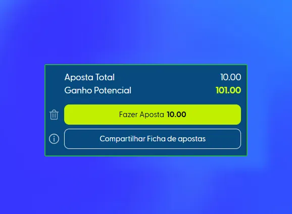 Tipos de apostas para competições de futebol.